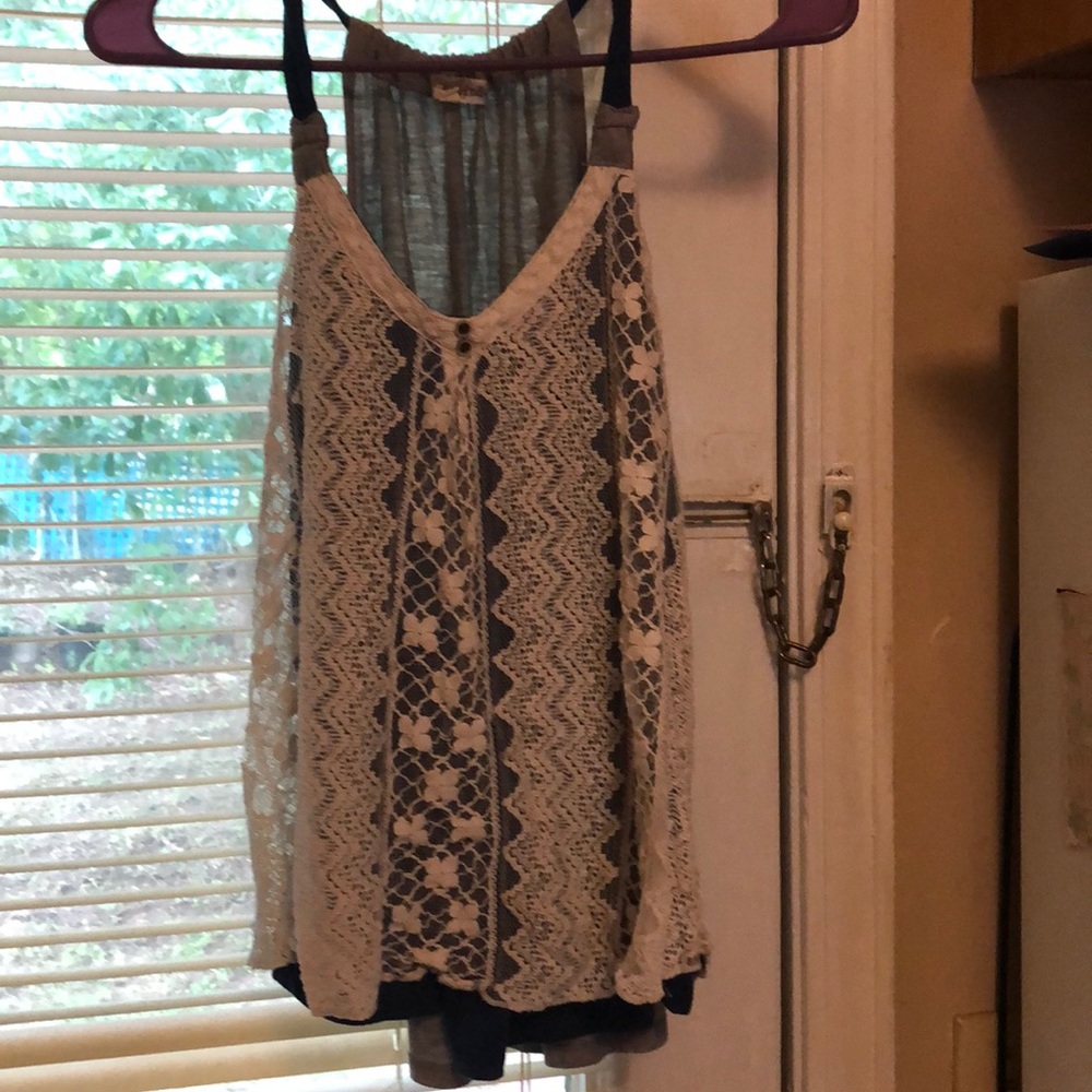Rewind lace women’s tank top